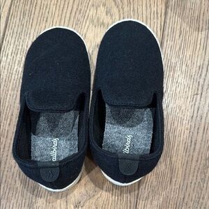 Allbirds Black Baby Walker Shoes Minimalist Design